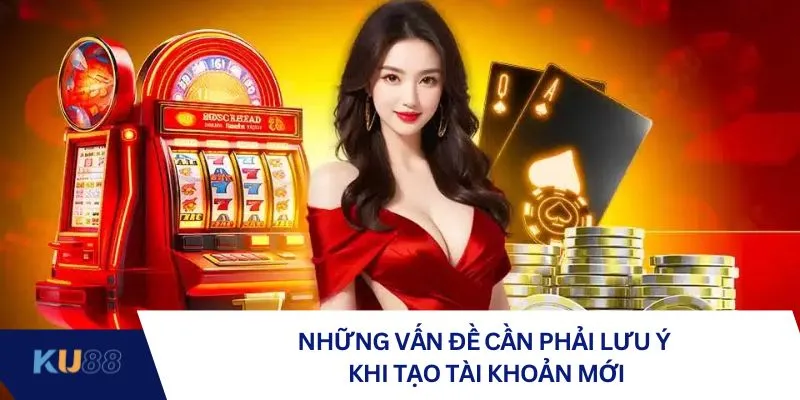 Những vấn đề cần phải lưu ý khi tạo tài khoản mới
