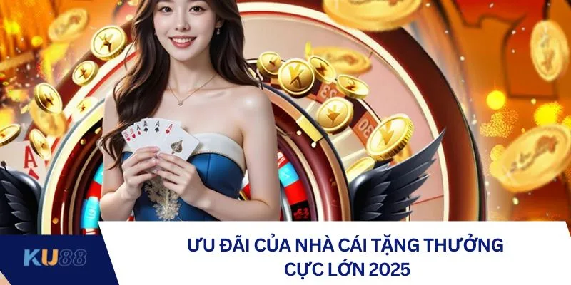 Ưu đãi của nhà cái tặng thưởng cực lớn 2025